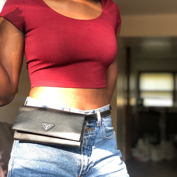 Prada Black Saffiano Plaque Long Wallet - Picture 12 of 12